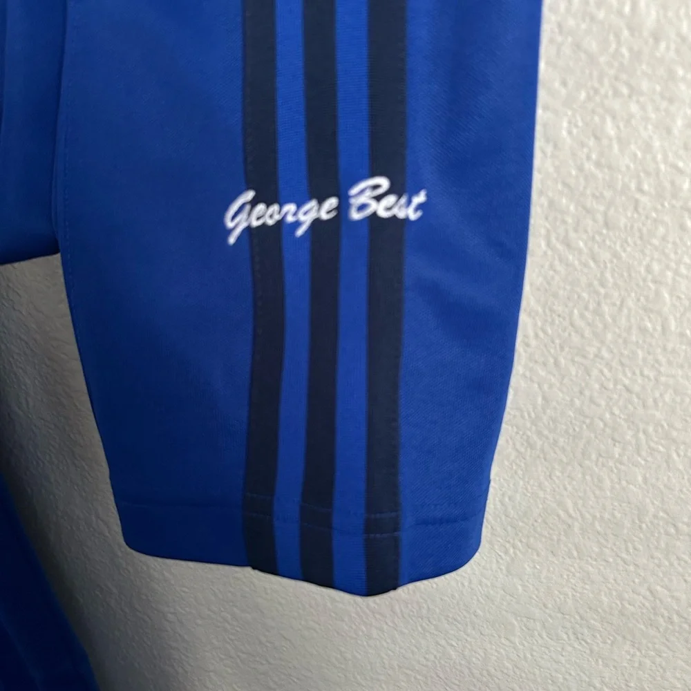 Adidas Manchester United George Best #7 Track Athletic Soccer Pants Size Medium